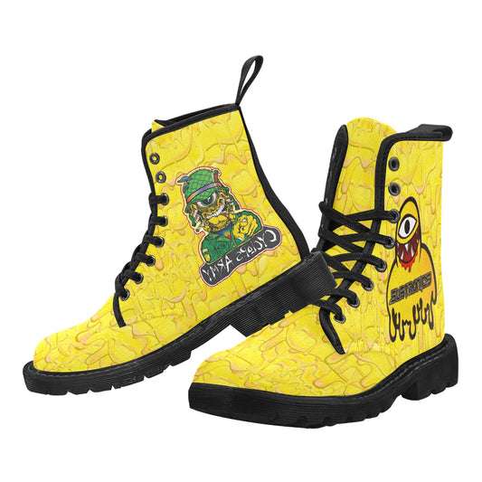 Subtronics Limited Edition Women's Lace Up Canvas Boots