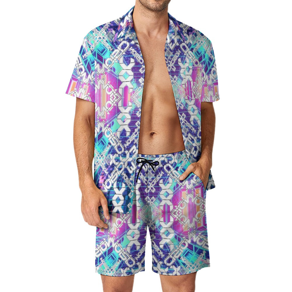 Headbanger's 2pc Men's Rave Outfit Set