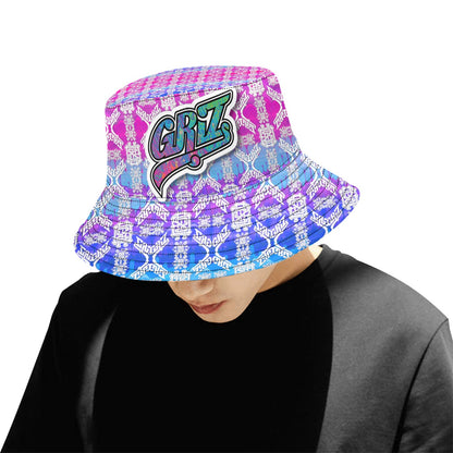Griz All Over Kaleidoscopic Unisex Summer Bucket Hat