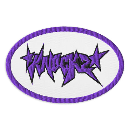 Knock2 Embroidered Iron-on EDM Patches