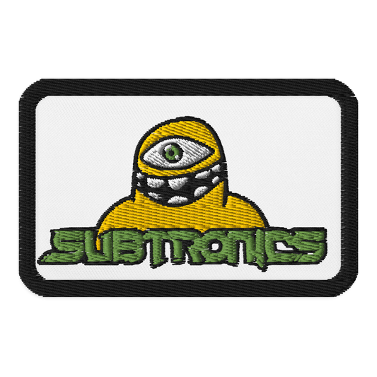 Subtronics Iron on Embroidered rave patches