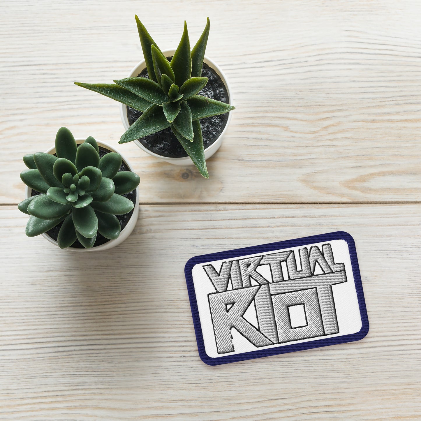 Virtual Riot Embroidered Iron-on Patches