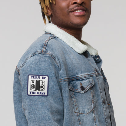 Turn up the BASS Embroidered Iron on Rave Patches