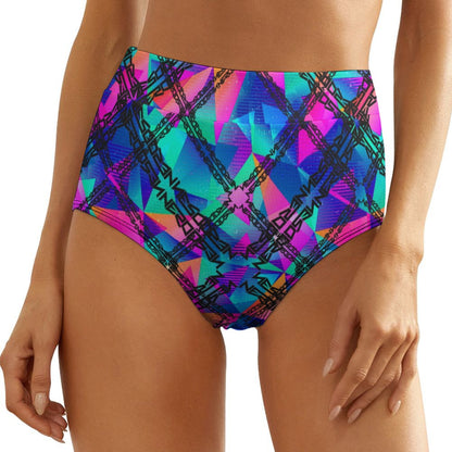 Nero High-Waisted Booty Shorts Womens Rave Bottoms