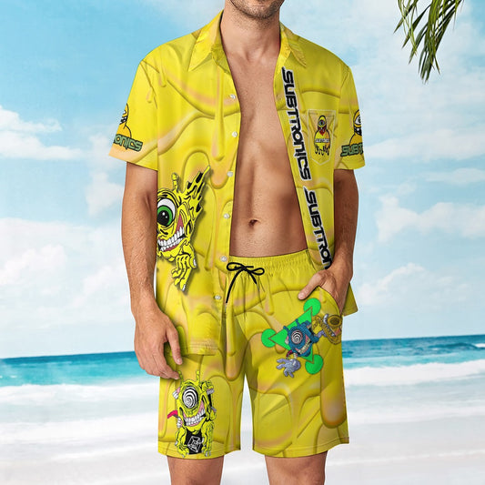 Subtronics Cyclops Army Men's 2pc Rave Outfit Set