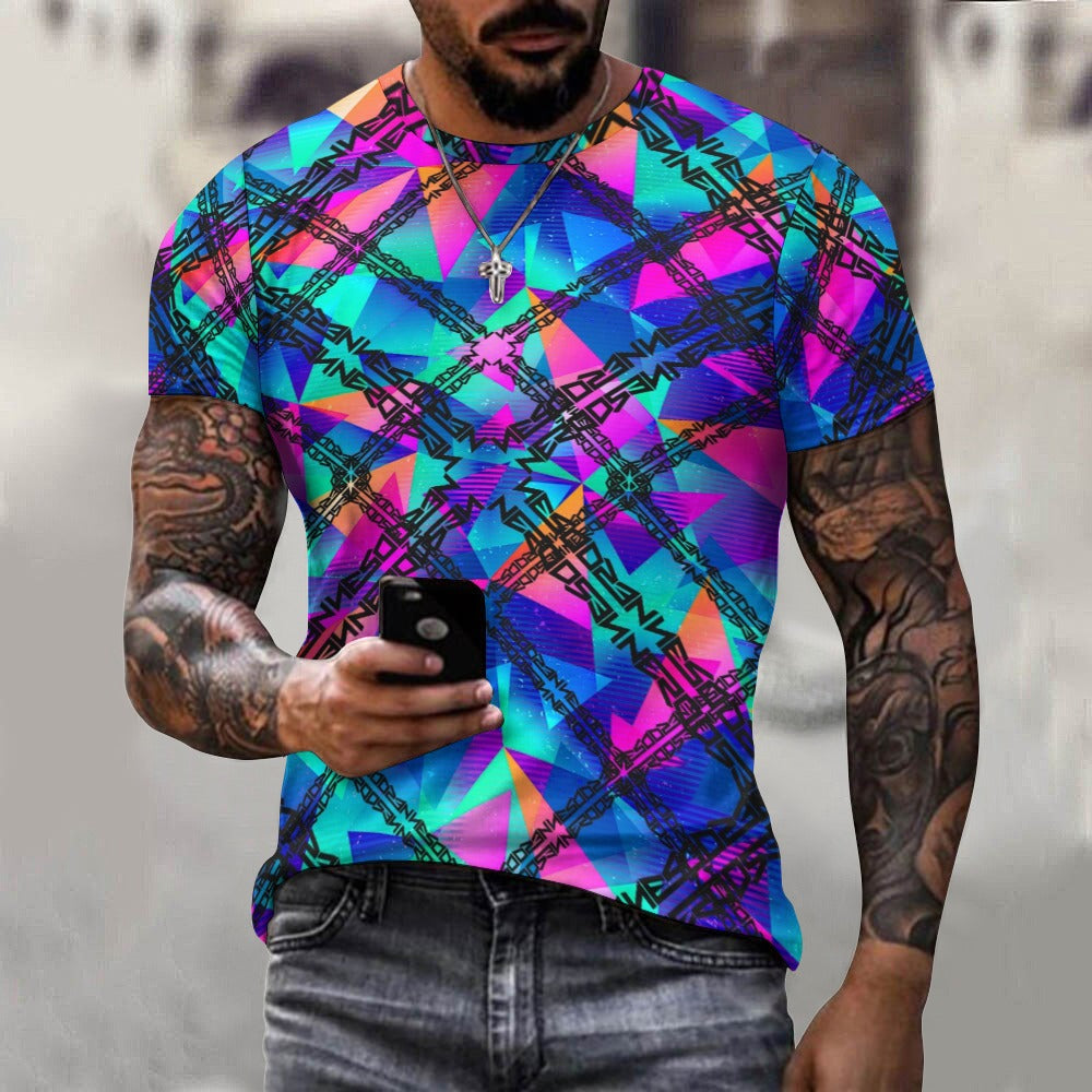 Men's Nero Crush on You Fitted Rave Shirt Super Soft Breathable Sweat-Proof Odor-Resistant Music Festival Tee