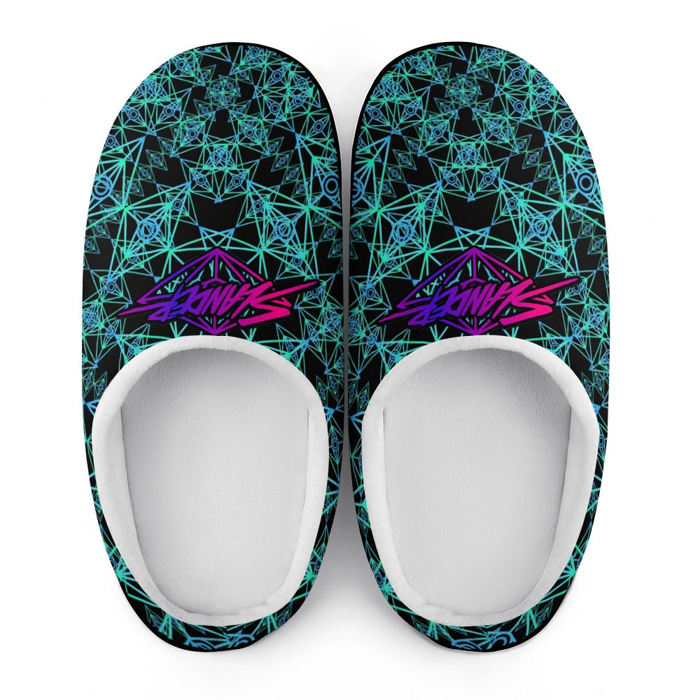 EDM Artist Cotton Slippers Soft, Comfy, No-Slip, Waterproof, Odor-resistant Music Festival Rave Gifts Mens Womens Unisex LIMITED EDITION