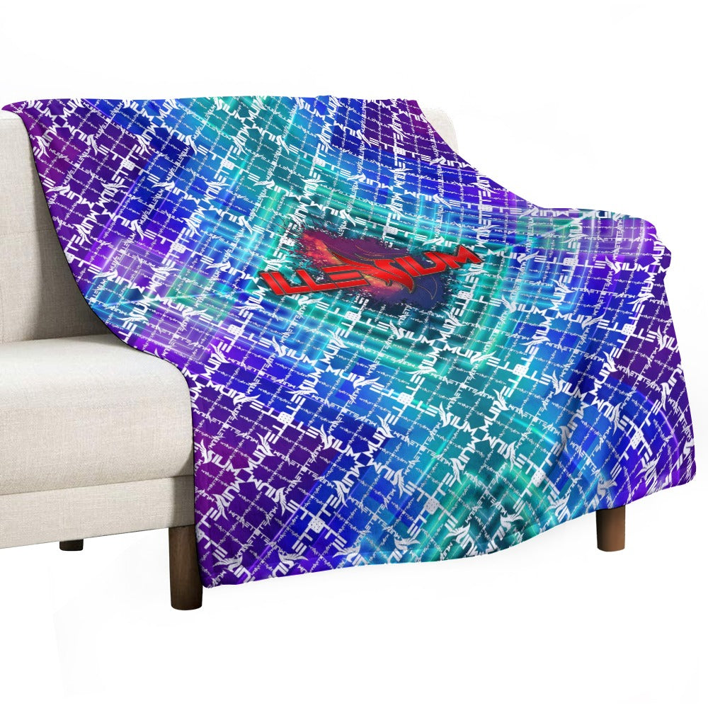 Custom EDM Artists Ultra-Soft Flannel Blanket for Camping Festival Rave in Multiple Sizes