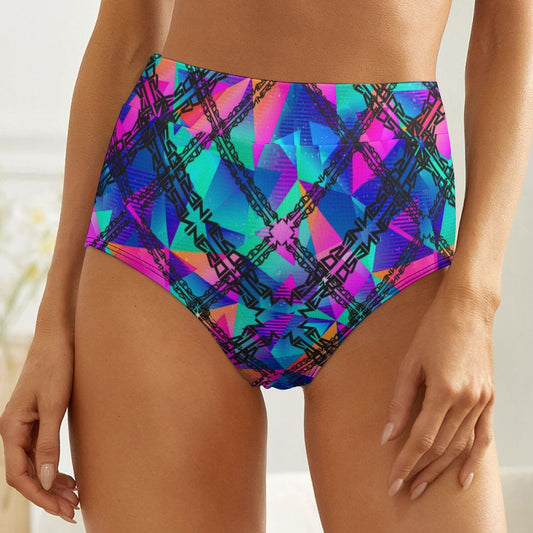 Nero High-Waisted Booty Shorts Womens Rave Bottoms