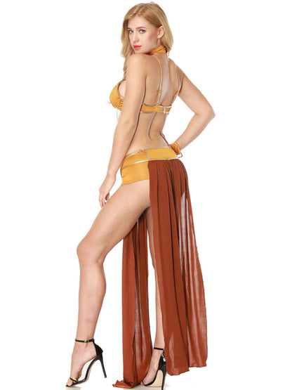 Boho Belly Dancer Festival Outfit 4pc Set
