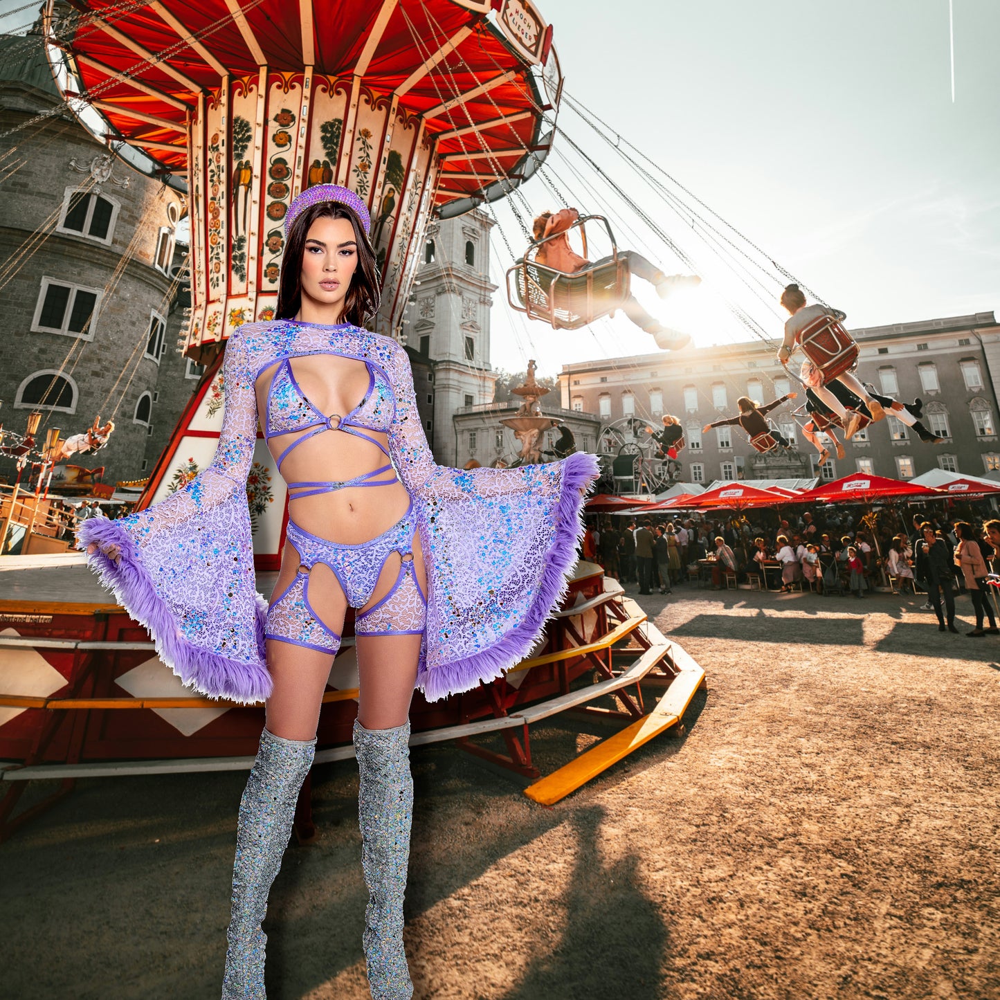 Princess Shorts with Attached Chaps