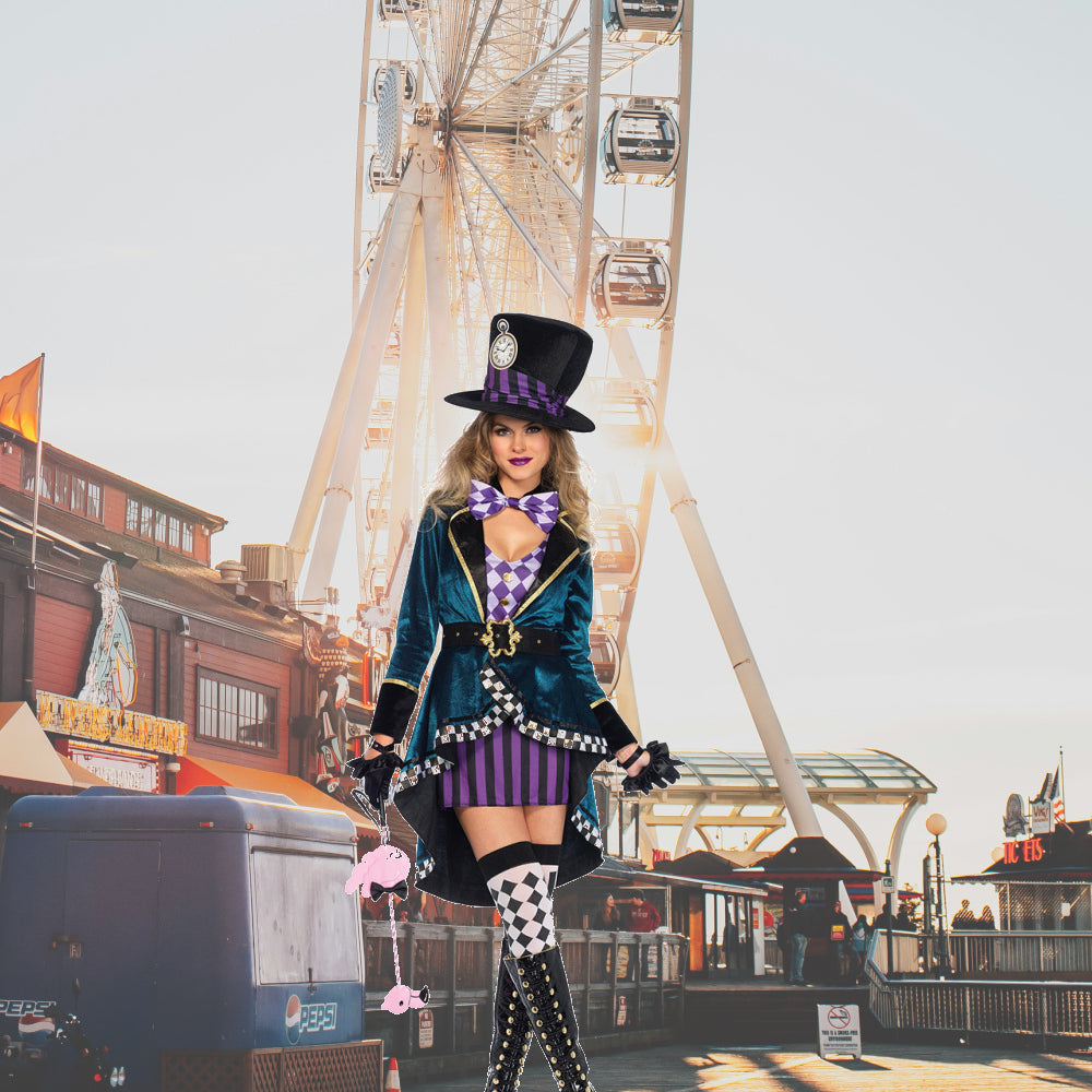 Sexy Mad Hatter Costume Set Alice in Beyond Wonderland