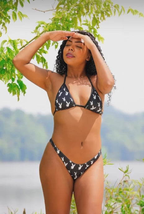playboy bunny bikini swimsuit set
