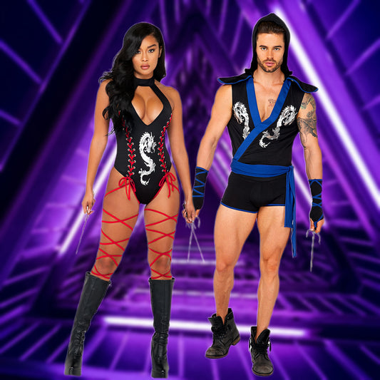 Ninja Warrior Costume 3pc Set