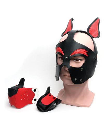 Bondage Puppy Hood Mask